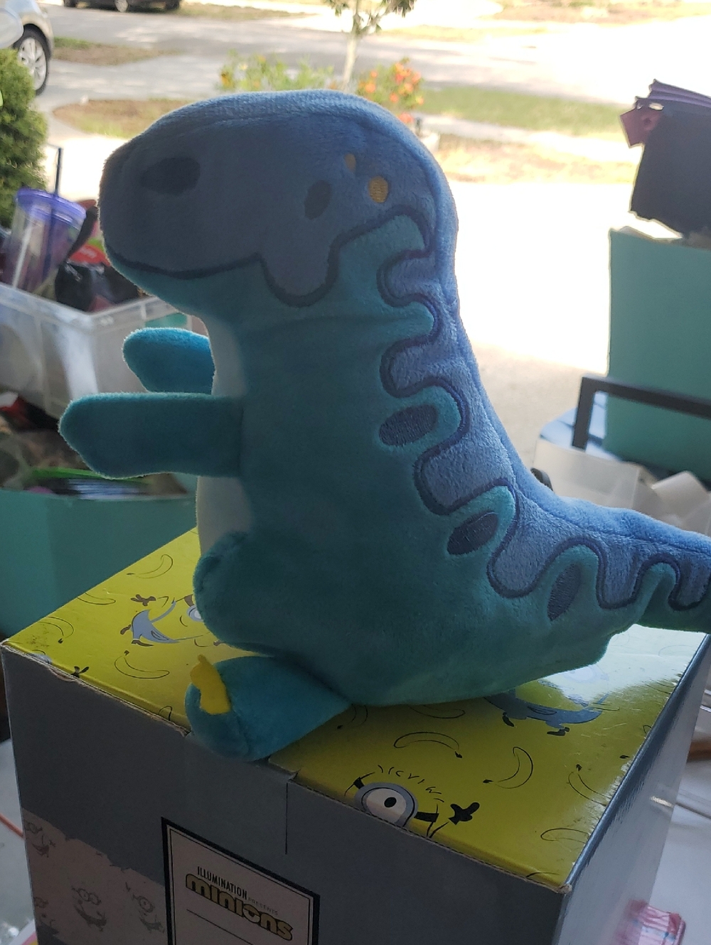 Womple DINOGLOW reversible Dinosaur Plush